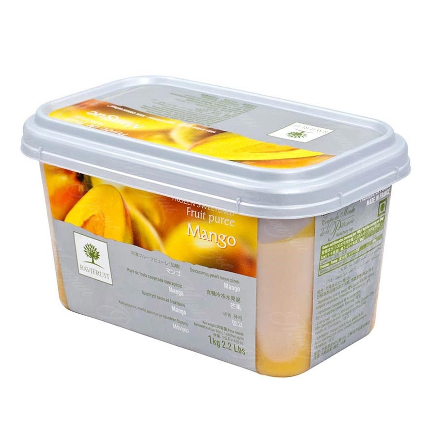 Пюре из манго с/м 10% сахара 1 кг от кондитерского магазина Фрезье https://fraisier.ru
