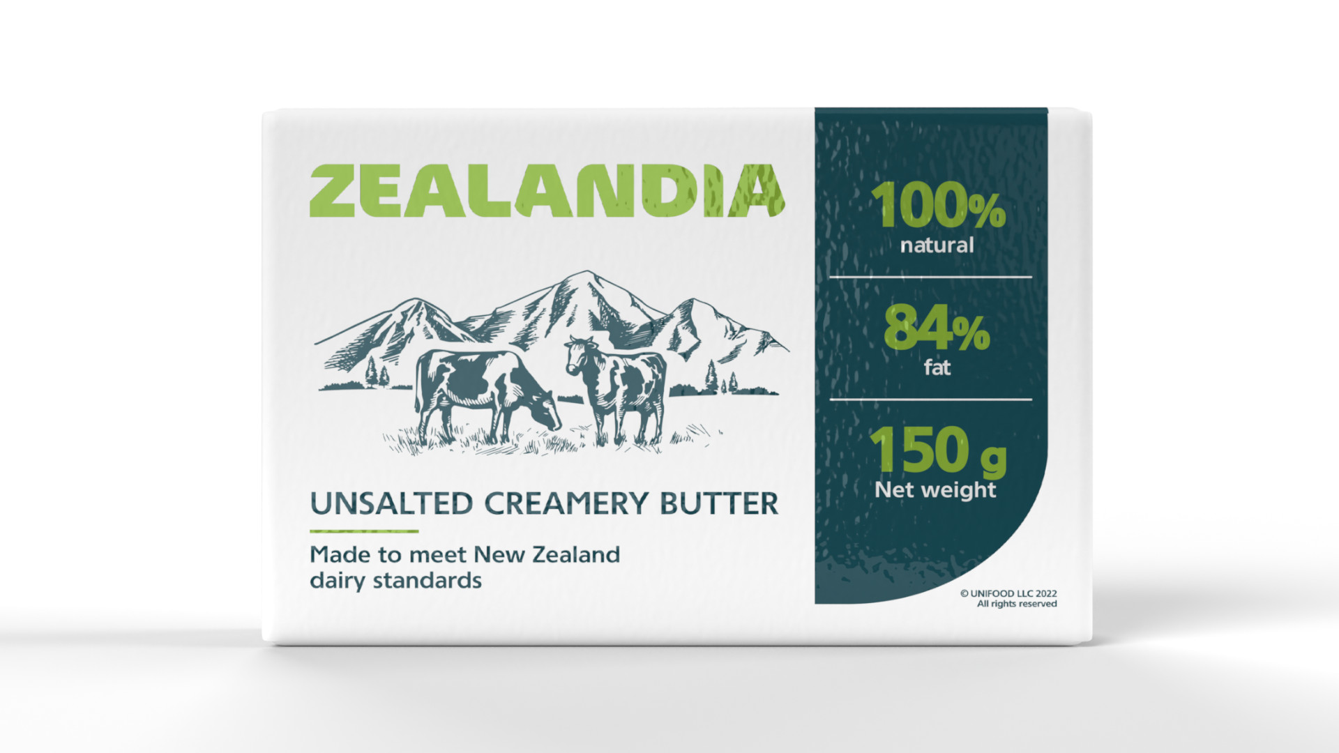Масло пачка 150 г 84 % Зеландия Профессиональное / Zealandia Professional от кондитерского магазина Фрезье https://fraisier.ru