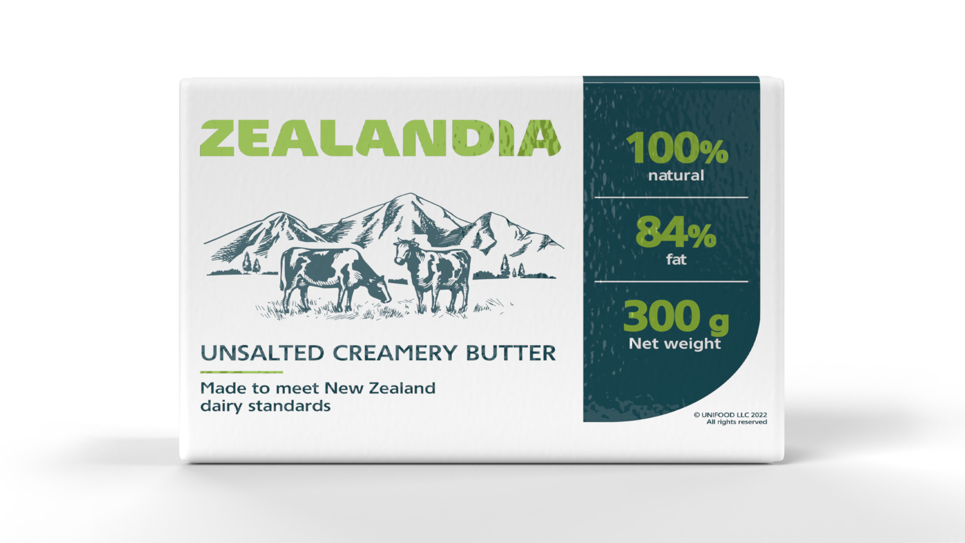 Масло пачка 300 г 84 % Зеландия Профессиональное / Zealandia Professional от кондитерского магазина Фрезье https://fraisier.ru