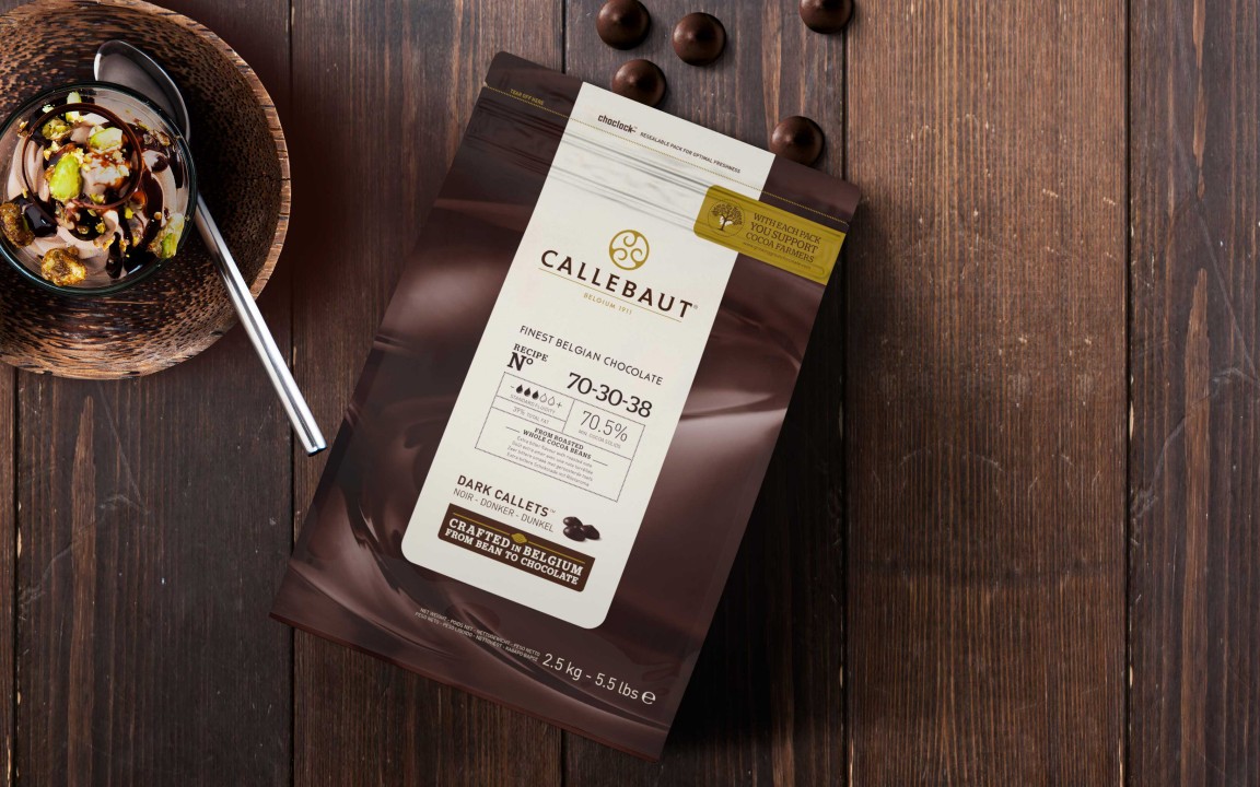 Темный шоколад каллеты 70,5 %  какао от кондитерского магазина Фрезье https://fraisier.ru