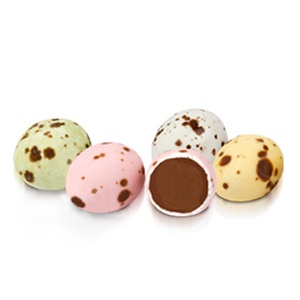 Украшение шоколадное Яйцо  Перепелиное микс от кондитерского магазина Фрезье https://fraisier.ru